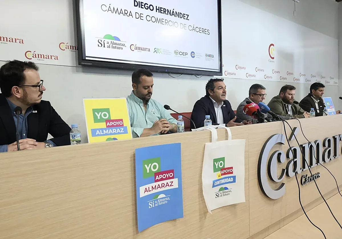 Carteles de la campaña Yo apoyo Almaraz